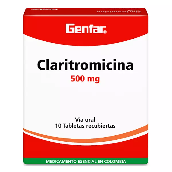 Claritromicina 500 Mg