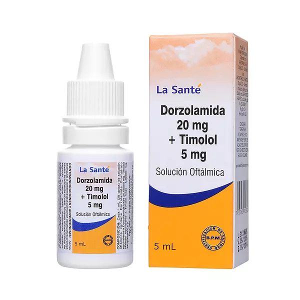 Dorzolamida 20mg+Timolol 5mg