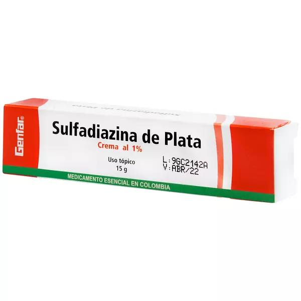 Sulfadiazina De Plata 1%