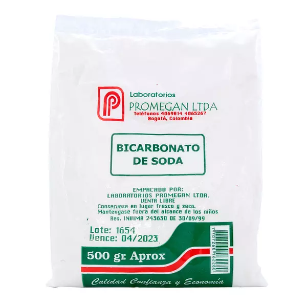 Bicarbonato De Soda 500gr