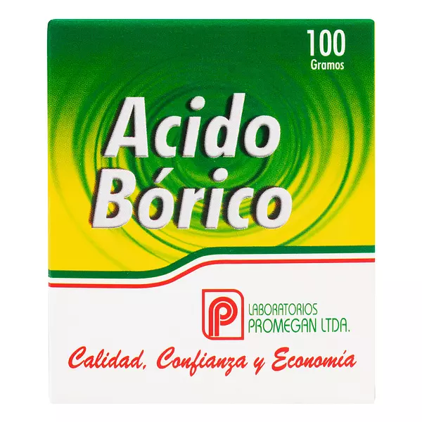 Ácido Bórico Promegan 100g