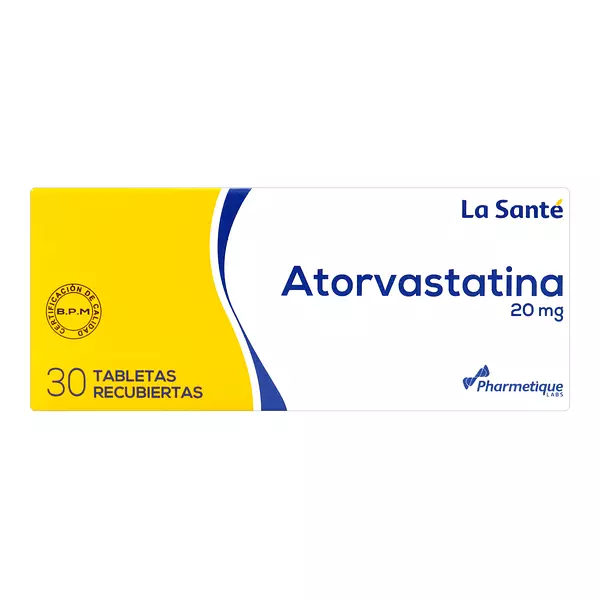 Atorvastatina 20mg La Santé