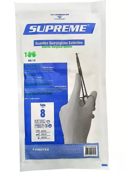 Guante Estéril Supreme Talla 8