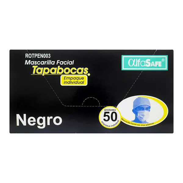 Tapabocas Negro