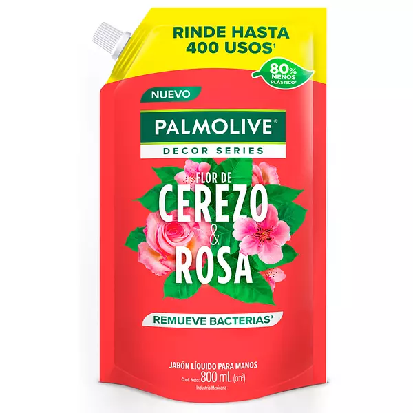 Jabón Líquido Palmolive Cerezo Y Rosa