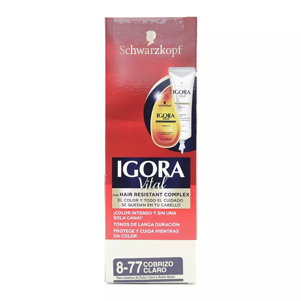 Tinte Igora 8-77 Claro Cobrizo