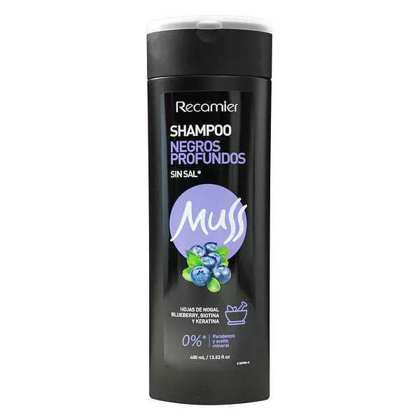 Shampoo Muss Negro Profundo