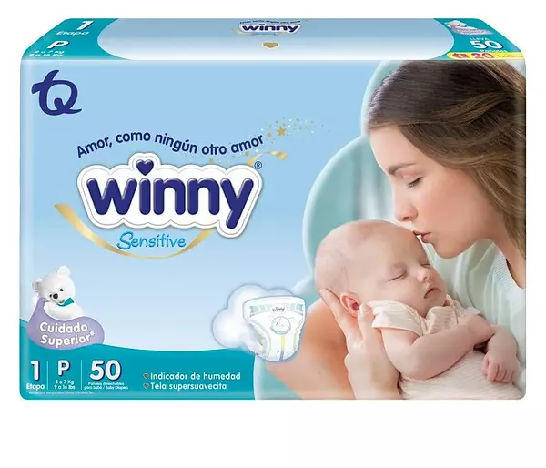 Pañales Winny Sensitive Etapa 1