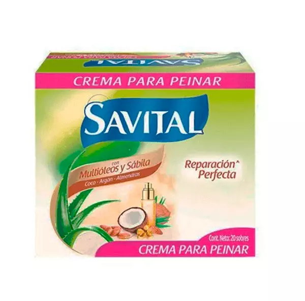 Crema Para Peinar Savital Multióleos