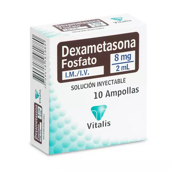 Dexametasona 8mg/2ml Ampollas