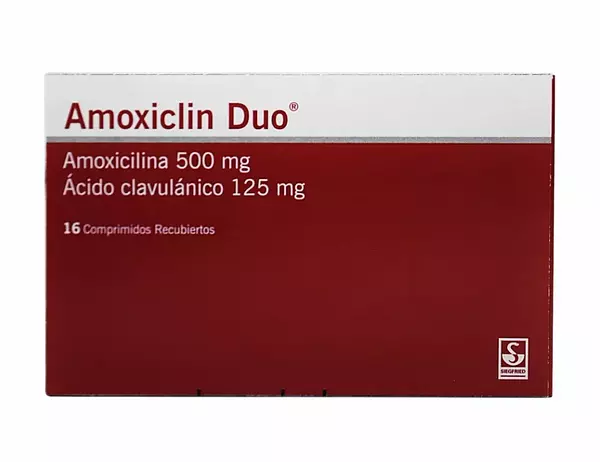 Amoxiclin Duo 500/125mg