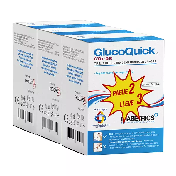 Tiras Glucoquick