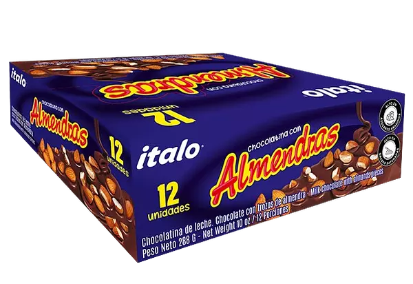 Chocolatina Italo Almendras