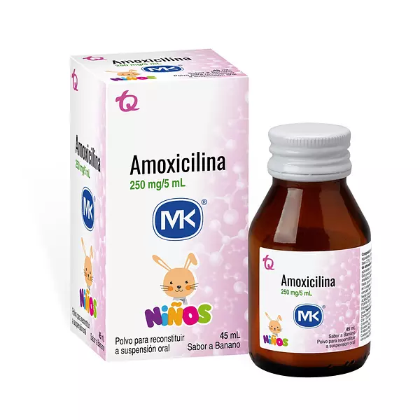 Amoxicilina 250mg/45ml Mk