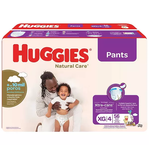 Pañales Huggies Natural Care Pants Etapa 4