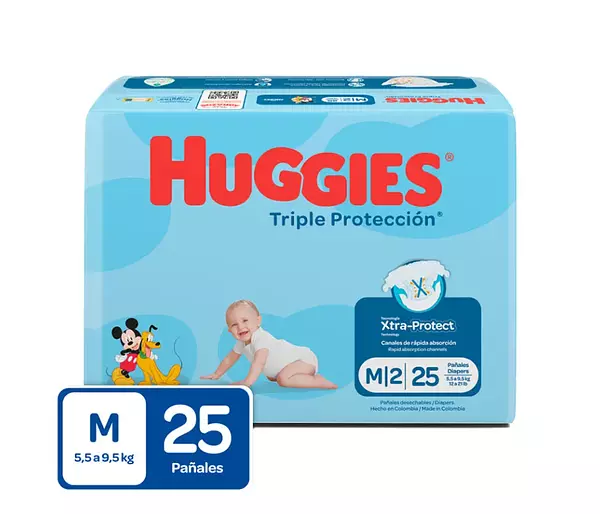 Pañales Huggies Triple Proteccion Etapa 2