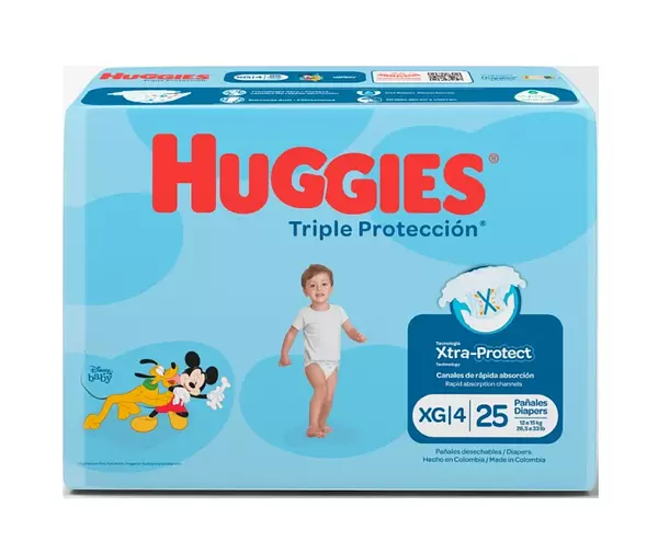 Pañales Huggies Triple Proteccion Etapa 4