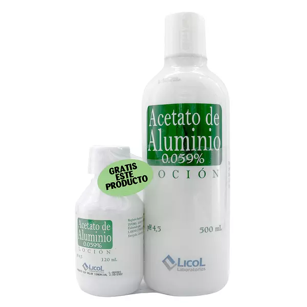 Acetato De Aluminio 500ml