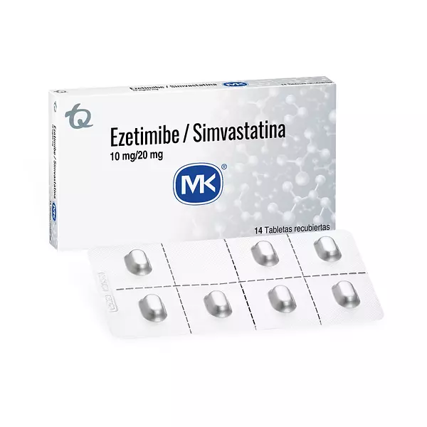 Ezetimiba 10mg/ Sinvastatina 20mg Mk