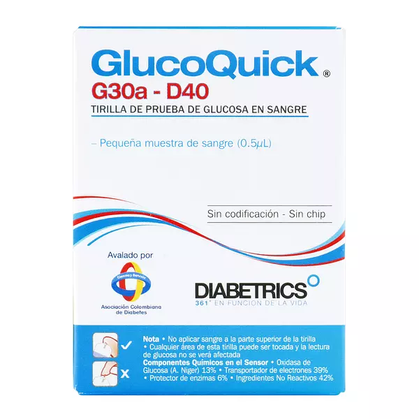 Tiras Glucometria Glucoquick