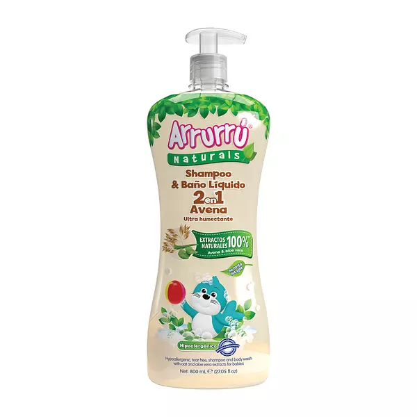 Shampoo Arrurú Y Baño Liquido Avena