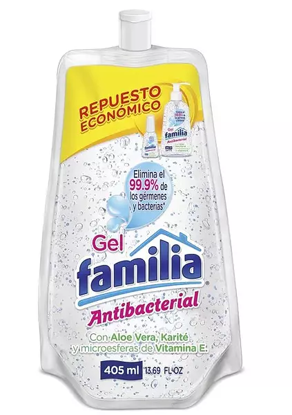 Gel Antibacterial Familia Repuesto