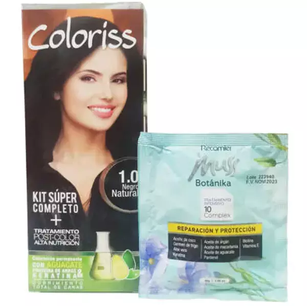 Kit Coloriss Negro Natural