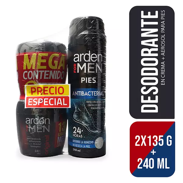 Desodorante Arden Men + Spray