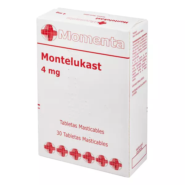 Montelukast 4 Mg Tabletas Masticables