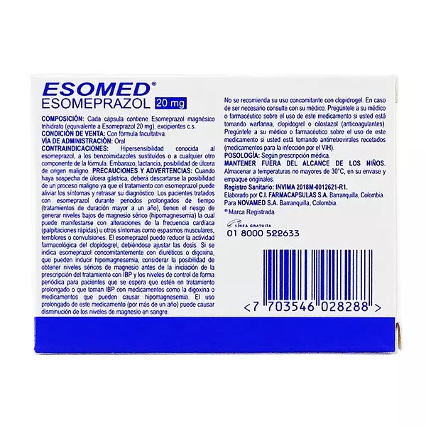 Esomed 20 Mg