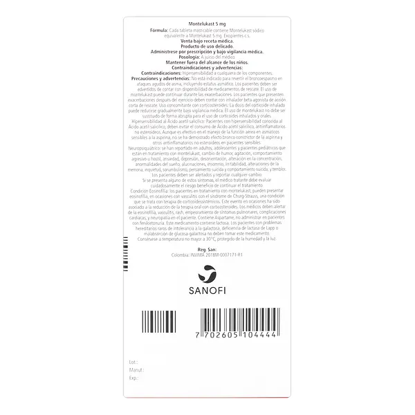 Montelukast 5 Mg
