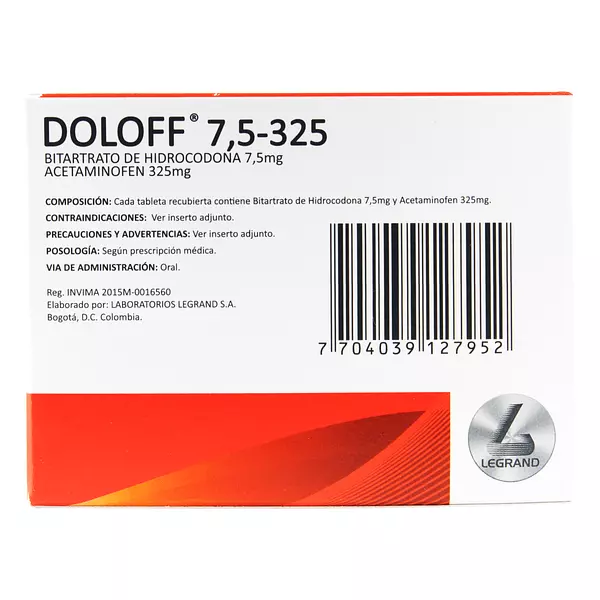 Doloff 7,5/325 Mg