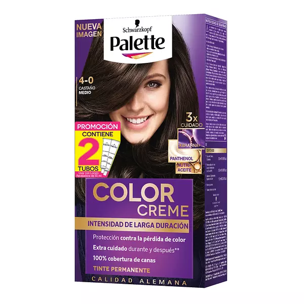 Palette Color Cre Kit 4-0 Castaño Medio