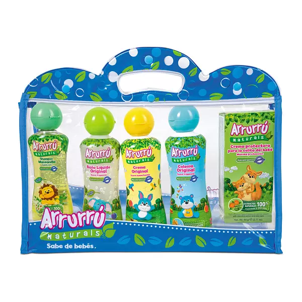 Estuche Arrurrú Naturals Abuelita Azul