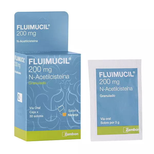 Fluimucil Sobre 200 Mg