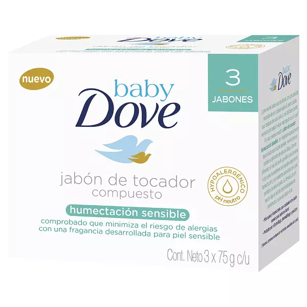 Jabones Dove Baby Humectación Sensible