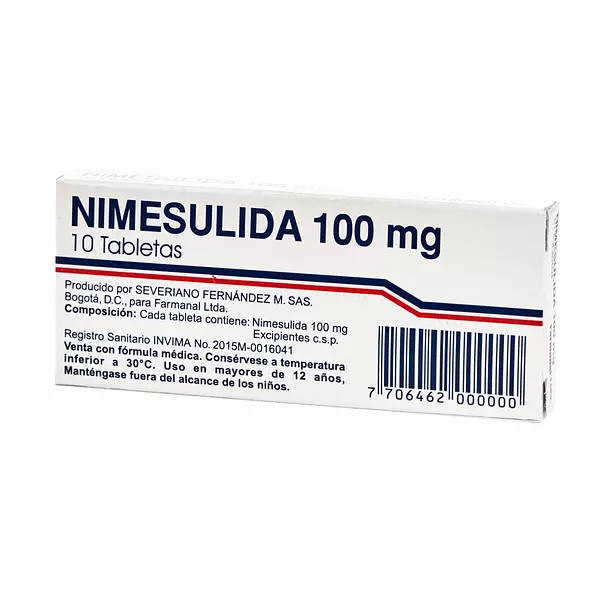 Nimesulida 100 Mg