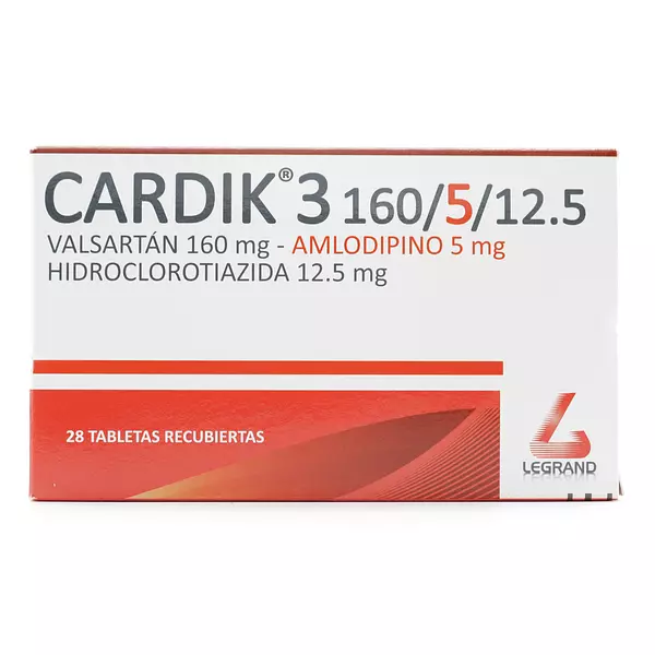 Cardik 3 160/5/12.5 Mg