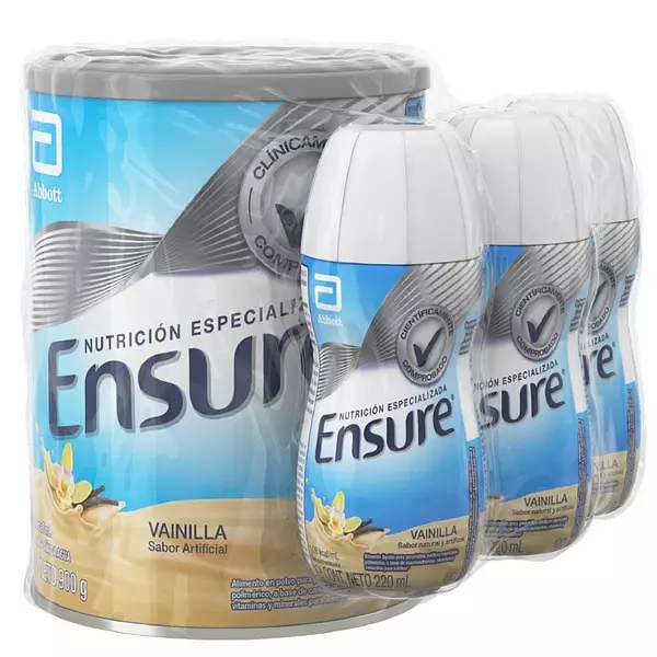 Ensure Polvo + 3 Ensure Liquido Vainilla