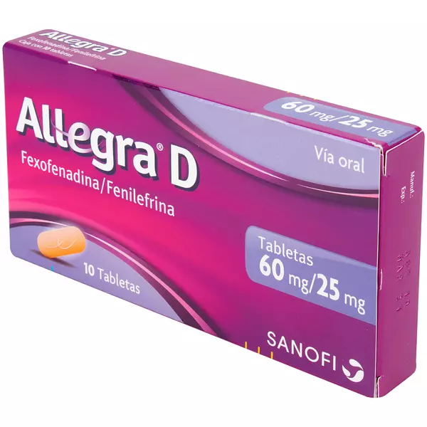 Allegra D 60mg/25 Mg