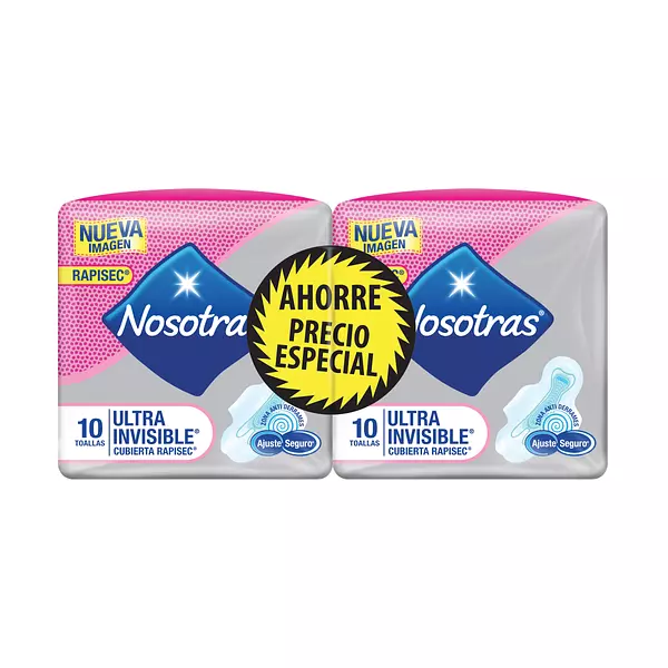 Oferta Toallas Nosotras Ultra Invisibles