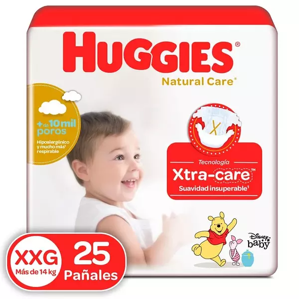 Pañales Huggies Etapa 5 Natural Care