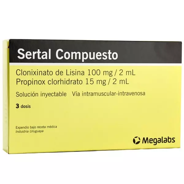 Sertal Compuesto Ampolla 100 Mg