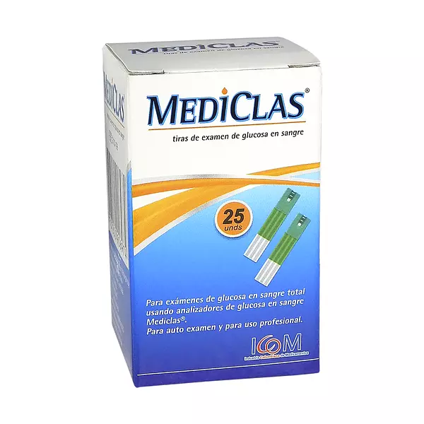 Tiras Glucómetro Mediclas