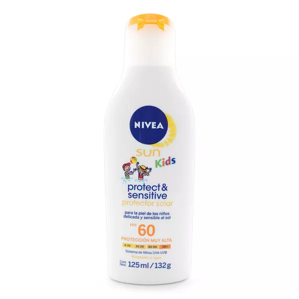 Bloqueador Nivea Sun Fps60 Kids Sensitive