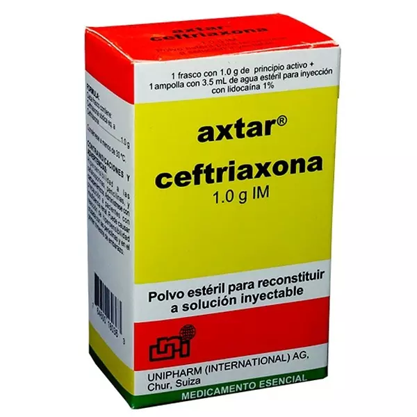 Axtar Ceftriaxona Ampolla