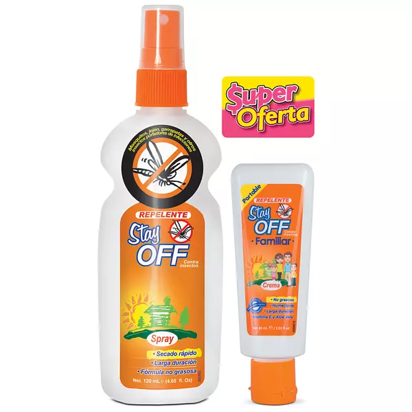 Repelente Stay Off Spray Adulto + Repelente Crema