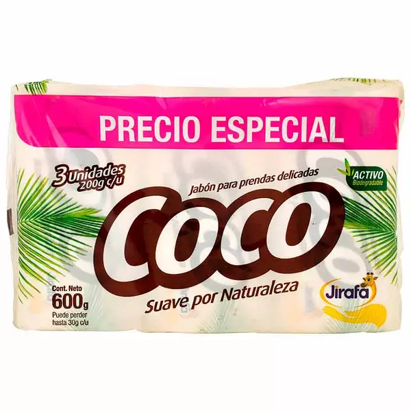 Jabon Coco Barra