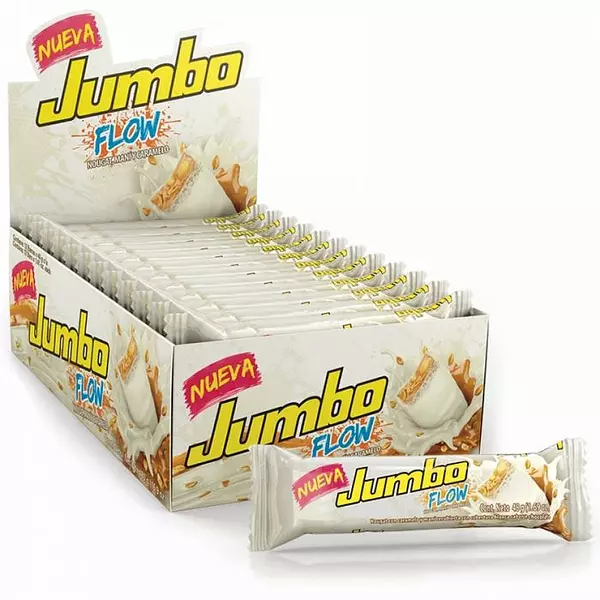 Chocolatina Jumbo Flow Blanca