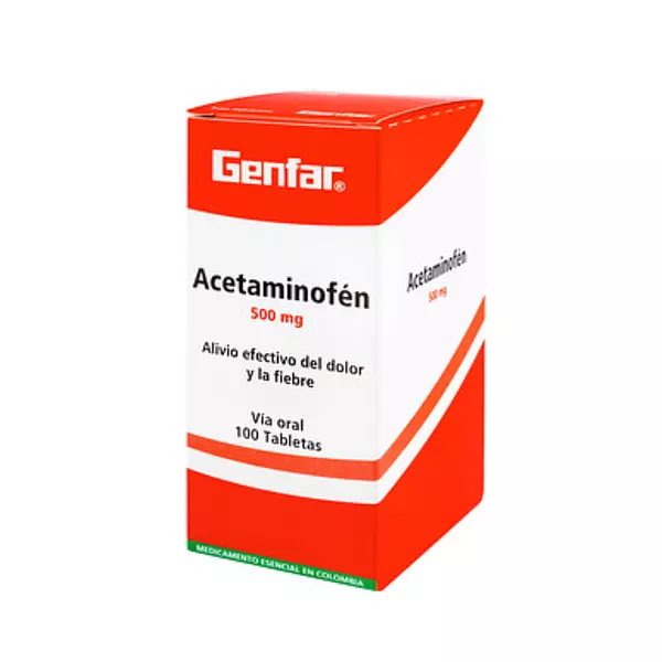 Acetaminofen 500 Mg